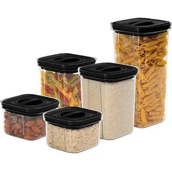 Dóza na potraviny BerlingerHaus Sada boxů na potraviny 10 ks černá BH-8577