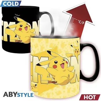 Corp Hrnek s měnícím se motivem Abysse Pokémon Pikachu 460 ml