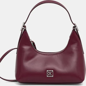 Kožená kabelka Calvin Klein LV04F3263G burgundské 93X, vel. ONE SIZE
