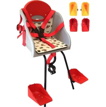 cyklosedačka sedačka Hota 01-C přední pro dámské kolo světle šedá