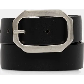 Opasek Kožený pásek Sisley 6SRVWL03D černá 99X, vel. L