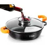 Hluboká granitová pánev se skleněnou poklicí TERRUNA AROMA 28 cm, 3,3 l