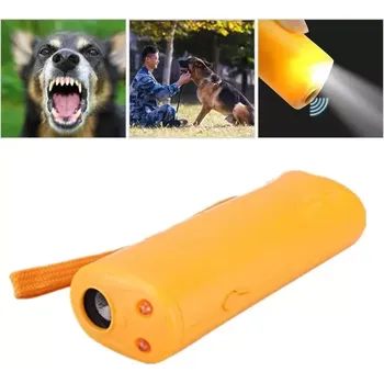 tréninková pomůcka pro psa TopTechnology 3 v 1 (Výcvik psa, Odpuzování psů, Osvětlení) (Žlutý)