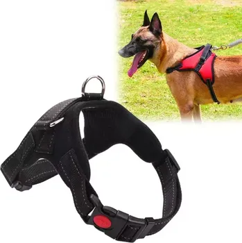 Postroj pro psa TopTechnology Hrudní popruh pro malé, střední a velké psy, velikost: XL (Černý)