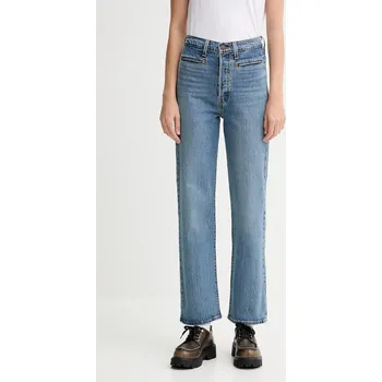 Pánské džíny Džíny Levi's RIBCAGE FL WESTERN 001UT modrá 55J, vel. 31/30