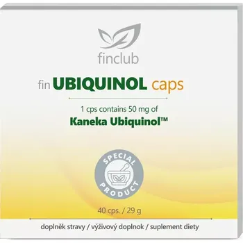 Přírodní produkt fin Ubiquinol caps - koenzym Q10 1+1, 80 kapslí
