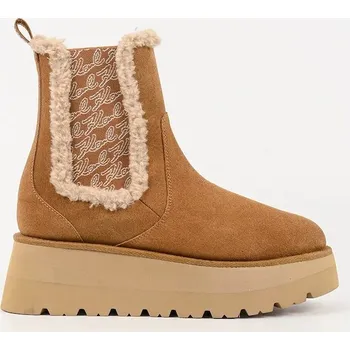Dámská zimní obuv Sněhule Karl Lagerfeld SKYLAR hnědá barva, KL48662 KL48662.5T2 82X, EUR 41
