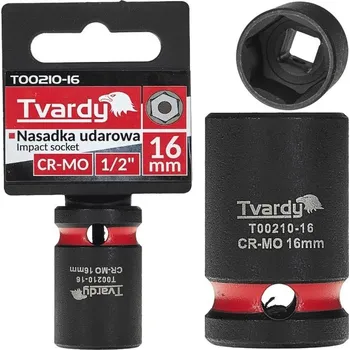 Rázová nástrčná hlavice 1/2", 16 mm, CrMo - TVARDY
