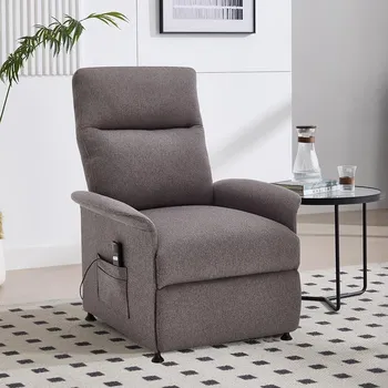 Křeslo Relaxační elektricky polohovatelné křeslo Catini ELYSIO hnědá