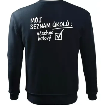 Pánská mikina Můj seznam úkolů - Mikina Essential pánská - 2XL ( Námořní modrá (velmi tmavá - téměř černá) )