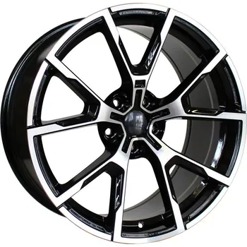 Disk Alu kola Racing Line B5601, 20x8.5 5x112 ET25, černá + leštění (zátěžová) vhodné pro BMW 6 Gran Turismo (2017-2023), BMW 7 G11 (2015-2022)