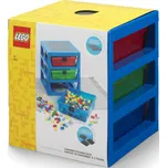 LEGO organizér se třemi zásuvkami - modrá