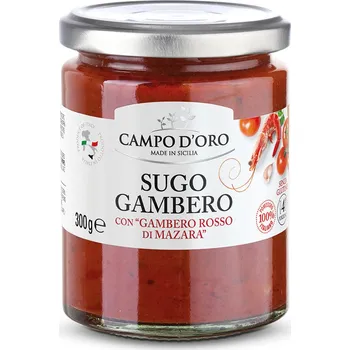 Omáčka CampoDoro Rajčatová omáčka s červenými krevetami od Mazary 300G