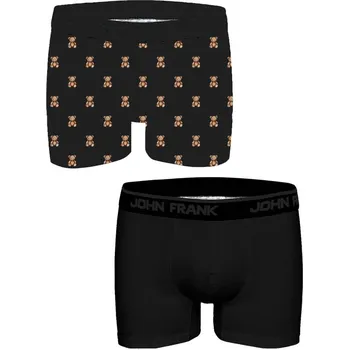 Boxerky Pánské modalové boxerky sada 2 pack John Frank JF2BFUN102
