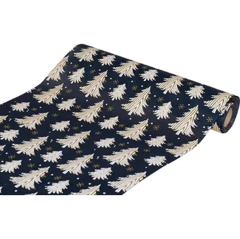 ubrus Běhoun na stůl tm.modrý, 28cmx2,7m