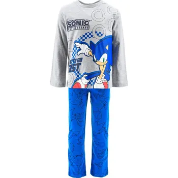 Chlapecké pyžamo Chlapecké pyžamo SONIC GO FAST šedé Velikost: 104