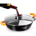 Hluboká granitová pánev se skleněnou poklicí TERRUNA AROMA 32 cm, 4,7 l