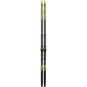 Běžky Fischer Twin Skin Performance Stiff běžecké lyže + vázání Control Step-In - 0 - šedá - 182 cm