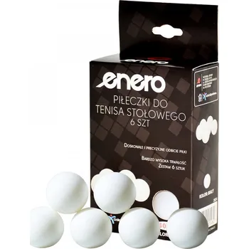 Stolní tenis MÍČKY NA STOLNÍ TENIS ENERO 6KS BÍL