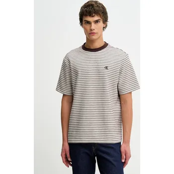 Pánské tričko Tričko Calvin Klein LV04LD204G hnědá 98X, vel. XL