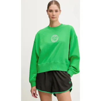 Pánská mikina Bavlněná mikina P.E Nation Exposition 252F196 zelená 76X, vel. M