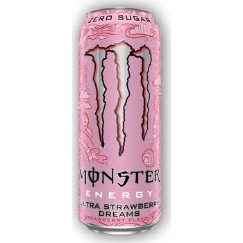 Nápoj pro sportovce Monster Monster Energy Strawberry Zero 500ml