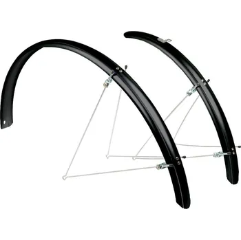 Blatník na kolo EUROFENDER blatníky set OLYMPIK 28"/29" MTB/Trek, 46 mm, černé Černá 28"