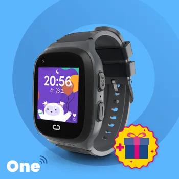 Chytré hodinky Dětské volací GPS hodinky KLOKI One - Černé