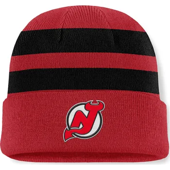 Čepice Fanatics Pánská zimní čepice New Jersey Devils NHL Swipe Cuffed Beanie