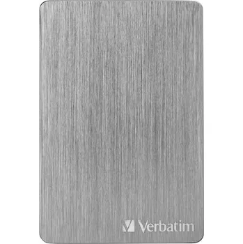 Ukládání dat VERBATIM Store 'n' Go HDD 1TB USB 3.2/USB-C Gen 1 ALU Slim šedý
