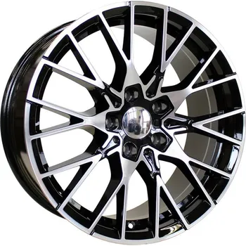 Alu kolo Alu kola Racing Line A5479, 19x8 5x120 ET38, černá + leštění