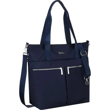 Kabelka Peterson Jednokomorová dámská shopper kabelka se zapínáním na zip Barva: námořnictvo