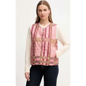Dámská vesta Vesta Barbour x Farm Rio LLI0024 růžová 34X, vel. S