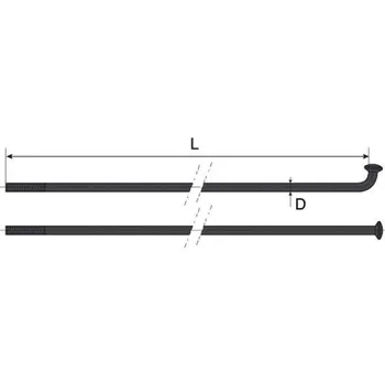 MACH1 Špice Inox Plus 2/288 černé OEM 10ks