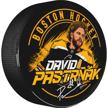 Puk FansArena Puk David Pastrňák #88 Boston Hockey Town Exclusive Collection (Boston Bruins NHL)