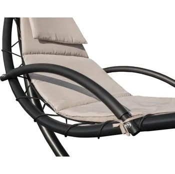Zahradní lehátko Aga Zahradní závěsné lehátko se stříškou Béžové