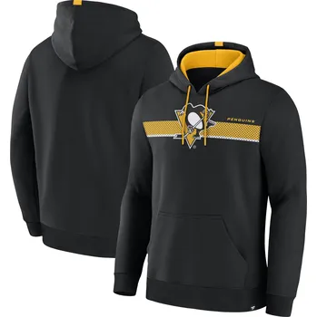 Pánská mikina Fanatics Pánská mikina Pittsburgh Penguins NHL Wrist Shot Hoodie Velikost: S
