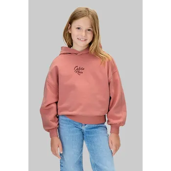 Chlapecké oblečení Dětská bavlněná mikina Calvin Klein Jeans IG0IG03016.128.170.9BYA růžová 30X, vel. 152