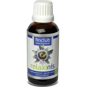 Přírodní produkt fin Relaxinis 1+1- zátěžové a stresující situace, dobré spaní (100 ml, extrakt z mučenky, chmele a vřesu)