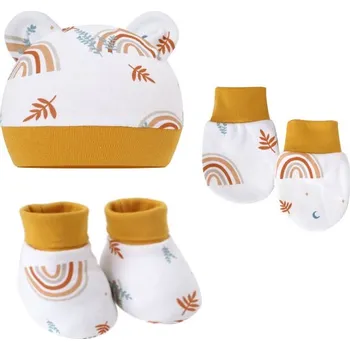 Kojenecká souprava Kojenecký bavlněný set 5 ks - Forest