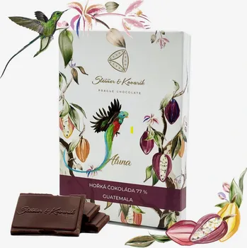 Cukrovinka Aluna - hořká čokoláda 77%, Guatemala, 70g