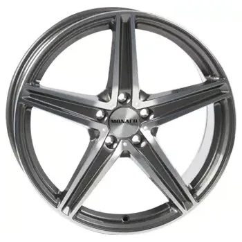 Alu kolo Alu kola MONACO WHEELS MC3, 18x8 5x112 ET35, šedivá + leštění