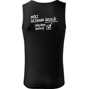 Můj seznam úkolů - Tílko pánské Core - XL ( Černá )