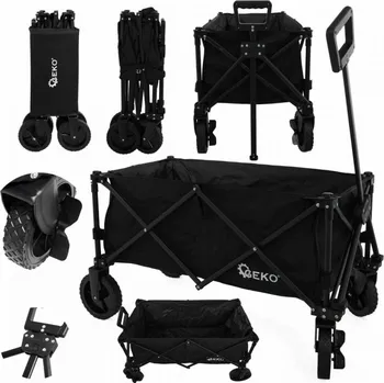 Zahradní vozík Skládací plážový a zahradní vozík, nosnost 100 kg – GEKO