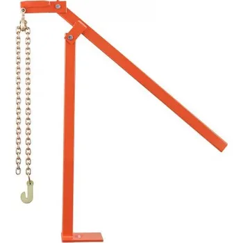 Plotový sloupek VEVOR 78 cm stahovák na T-sloupky, odolný stahovák na plotové sloupky s 109,2 cm zvedacím řetězem, ocel odolná proti korozi, nástroj pro úsporu práce při odstraňování T-sloupků pro kulaté plotové sloupky, sloupky cedulí a pařezy stromů