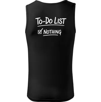 To-Do List - Nothing - Tílko pánské Core - S ( Černá )