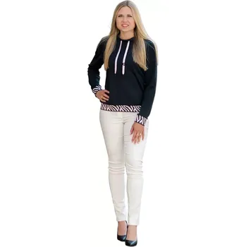 Dámská mikina Dámská mikina Tolmea 12825 černá velikost 42