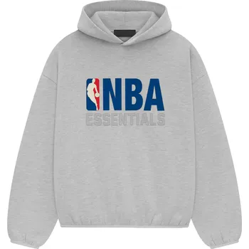 Pánská mikina Fear of God Essentials x NBA Hoodie Light Heather Velikost: XS