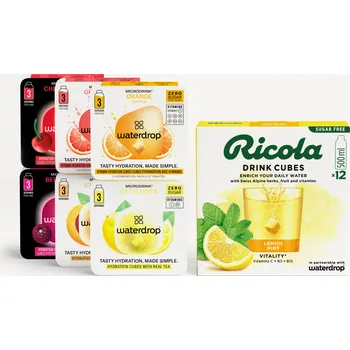 Instantní nápoj Waterdrop Ochutnávkový Set waterdrop® x Ricola Lemon Mint