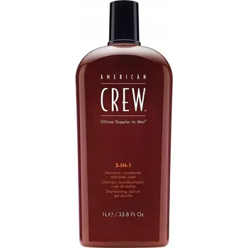 Šampon American Crew Classic 3in1 Shampoo, Conditioner and Bodywash 1000 ml